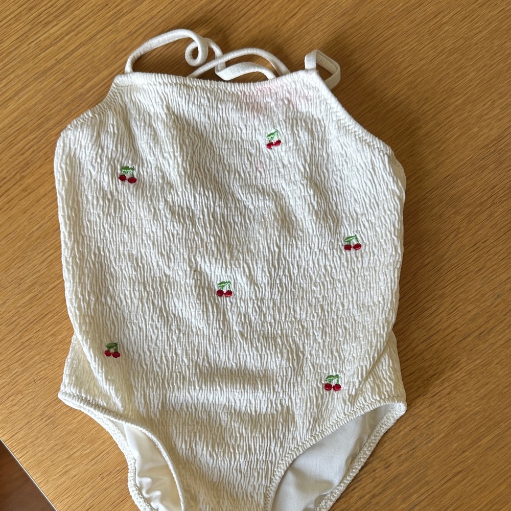 Zara cherry swim suit